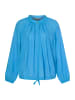 More & More luftig-leichte, weite Bluse in blue