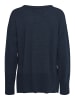 PULZ Jeans Strickpullover PZSTEFFI Relaxed fit in Dark Sapphire Melange