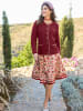 Sieh an! Rock in beige-kirsche-bedruckt