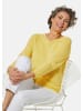 GOLDNER Feinstrickshirt mit U-Boot-Ausschnitt in zitronengelb