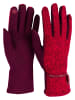 styleBREAKER Touchscreen Handschuhe in Bordeaux-Rot