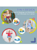 Outsunny Kinderschaukel in Blau, Gelb & Lila 42L x 33B x 180H cm