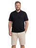Men Plus Poloshirt in schwarz