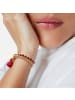 Lulu & Jane Armband aus Metall-Legierung mit Naturstein in gelbgold