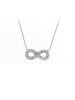 Smart Jewel Collier Mit Infinity Und Zirkonia in Weiss