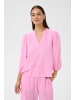 Kaffe Kurzarm-Bluse KAmilia Regular fit in Pink Frosting