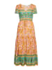 usha FESTIVAL Damen Sommerkleid in Pfirsich Mehrfarbig