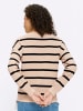 Heine Pullover in sand-schwarz-gestreift