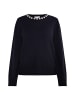 Usha Damen Pullover Mit Perlen in Schwarz
