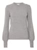 b. young BYNONINA POINTELLE JUMPER - regular fit in Mid Grey Melange