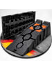 relaxdays 2 x Auffahrrampe in Schwarz - (B)33 x (H)22 x (T)90 cm