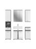 ebuy24 Badmöbelset Blake (5-teilig) Weiß 164 x 34 cm