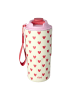 Rice Edelstahl Thermo-Becher mit Herzchen-Print in creme