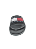 TOMMY JEANS Flag Pool Sld Ess Pantolette Schwarz