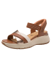 Tamaris WIDE FIT Sandalette in COGNAC COMB