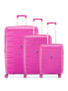 Roncato Skyline 2.0 4 Rollen Kofferset 3-teilig mit Dehnfalte in fucsia