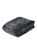 Gözze Wohndecke Cashmere-Feeling 150x200cm in Schnee Leopard "Silber"