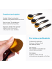 Intirilife Make Up Pinsel Blender Kosmetik für Foundation Concealer in Schwarz (3.5cm)