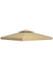Outsunny Pavillon Ersatzdach 300L x 300B m Beige