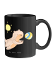 Mr. & Mrs. Panda Mug Volleyball Schmettern mit Spruch in Schwarz