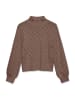 Vero Moda Strickpullover in Brown Lentil