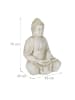 relaxdays Buddha-Figur in Creme - (H)70 cm
