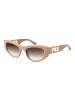 Trussardi Damen Sonnenbrillen Quadrat Beige