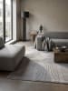 Teppich Kurzflor Geometrisch pflegeleicht Wohnzimmer Schlafzimmer Flur in Grau