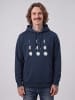 wat? Apparel Sweatshirt Moonphases in Dunkelblau