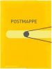 Herlitz Gummizugmappe A4 Postmappe gelb transparent to go