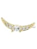 Adeliás Damen Piercing – Mond aus Edelstahl in gold