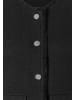 More & More Boucléjersey-Kurzblazer in black