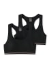 Schiesser Bustiers 2er-Pack Basic Kids in Schwarz