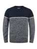 INDICODE Strickpullover IDLynn 35418MM Strickpulli aus Feinstrick in dunkelblau