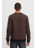 BLEND Rundhalspullover Sweatshirt in Braun