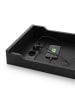 relaxdays Beistelltisch in Schwarz - (B)60 x (H)60x (T)31,5 cm