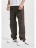 DEF Cargo Trouser in darkbrown