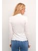 Kaffe Langarm-Shirt KAdrew Tight fit in Chalk