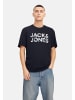 Jack & Jones T-Shirt 'Bryan Corp Logo' in dunkelblau