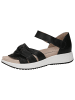 Caprice Sandale in BLACK NAPPA