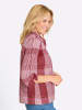 Sieh an! Karo-Bluse in rot-weiß-kariert