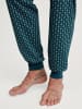 Calida Pyjama in deep petrol
