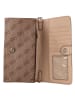 Guess Noelle II Clutch Geldbörse 21 cm in latte logo-brown