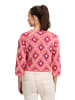 CARTOON Casual-Strickjacke mit 3/4 Arm in Dark Pink-Pink