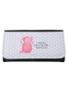 Mr. & Mrs. Panda Portemonnaie Axolotl Hurra mit Spruch in Grau Pastell
