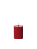 Uyuni Uyuni LED Kerze PIA Rustik-Optik Echtwachs Timer H: 10cm in rot
