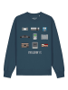 wat? Apparel Sweatshirt Videogames in Petrol