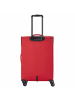travelite Chios - 4-Rollen-Trolley M 67 cm erw. (schwarz) in rot
