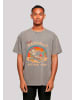 F4NT4STIC Oversize T-Shirt US National Parks Visit Death Valley in Asphalt