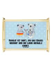 Mr. & Mrs. Panda Serviertablett Koala Familie mit Spruch in Blau Pastell